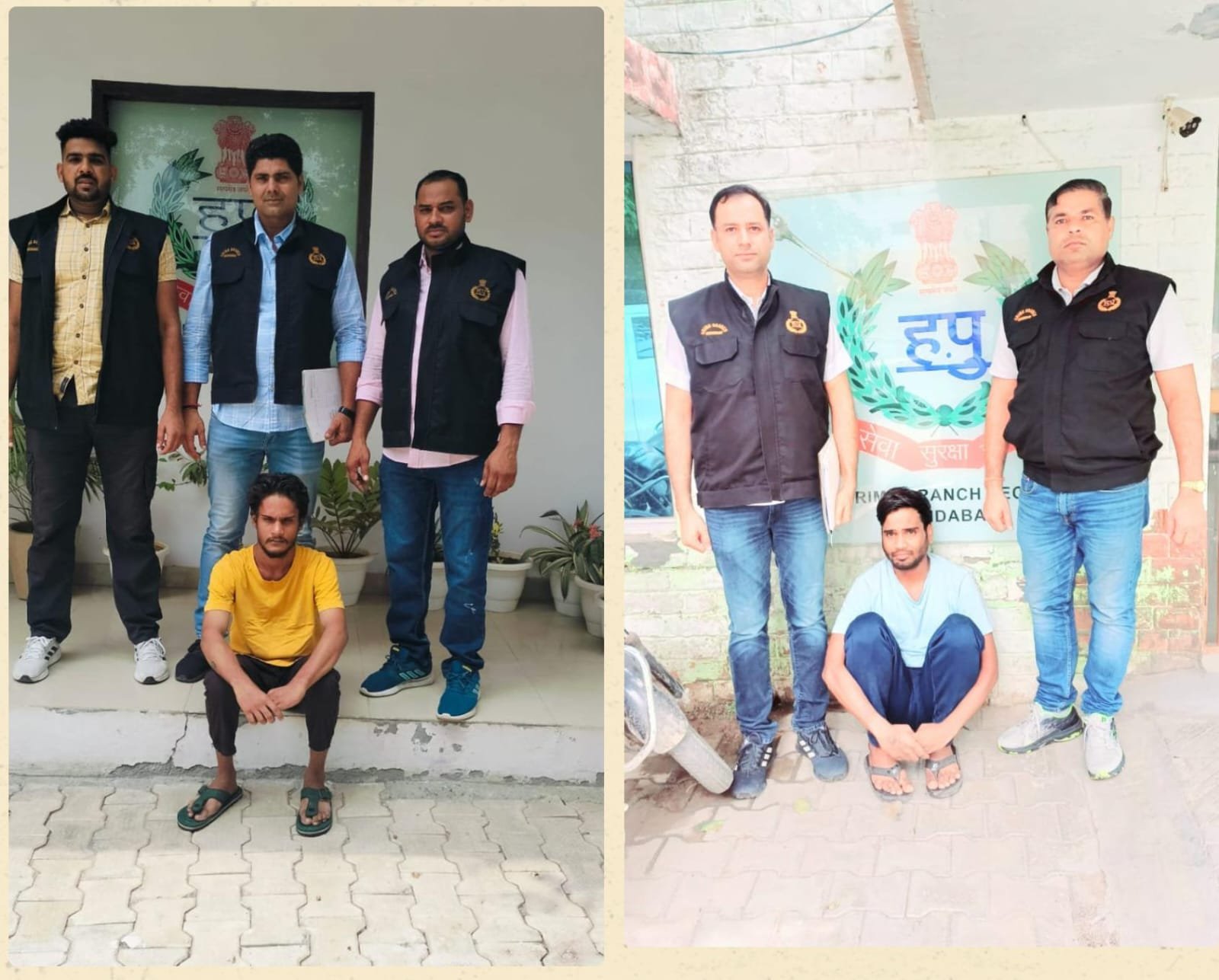 फरीदाबाद पुलिस का अवैध हथियार रखने वालों पर प्रहार, 2 आरोपी गिरफ्तार , 2 देसी कट्टा बरामद