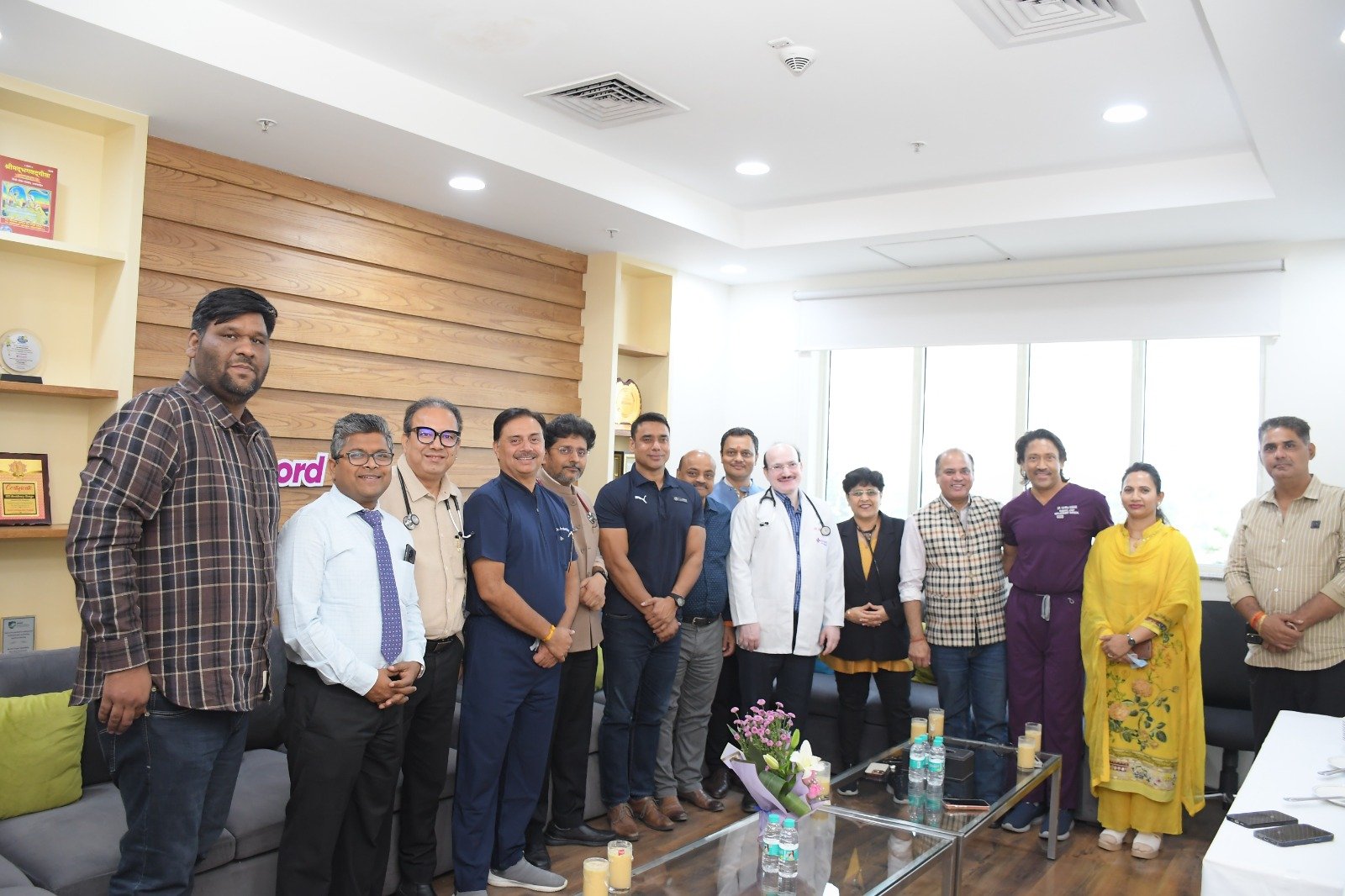 एकॉर्ड अस्पताल ने किया ‘पुश-अप मैन ऑफ इंडिया’ का सम्मान