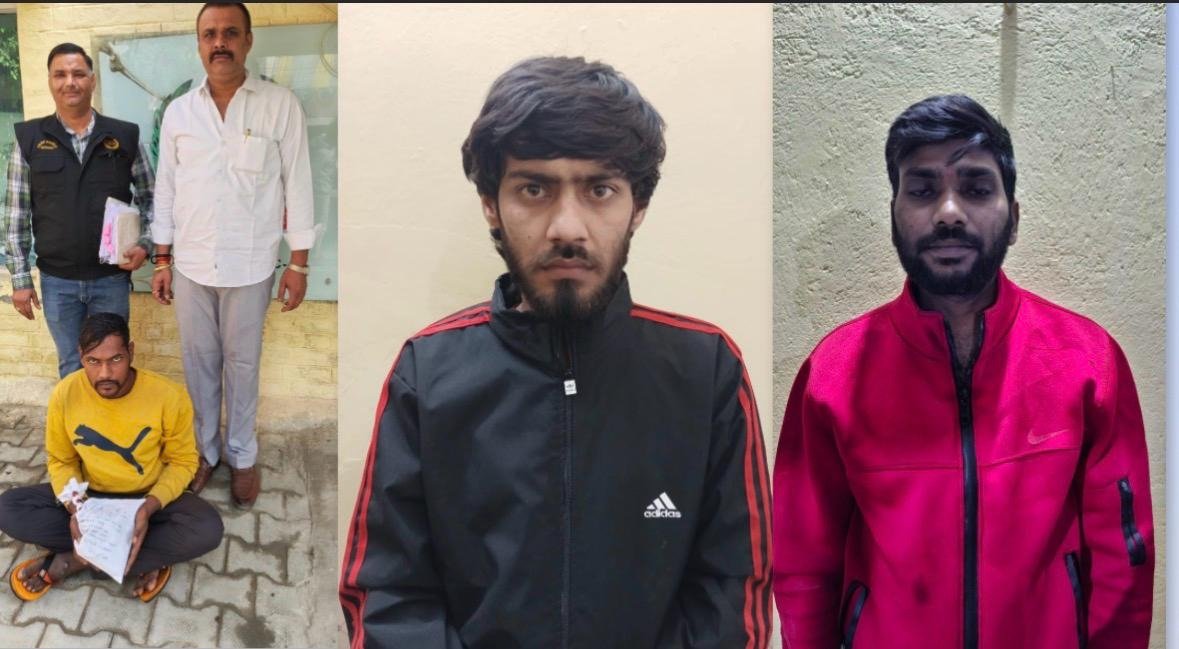 अलग अलग मामलों में अवैध नशा बेचने वाले तीन आरोपी गिरफ्तार
