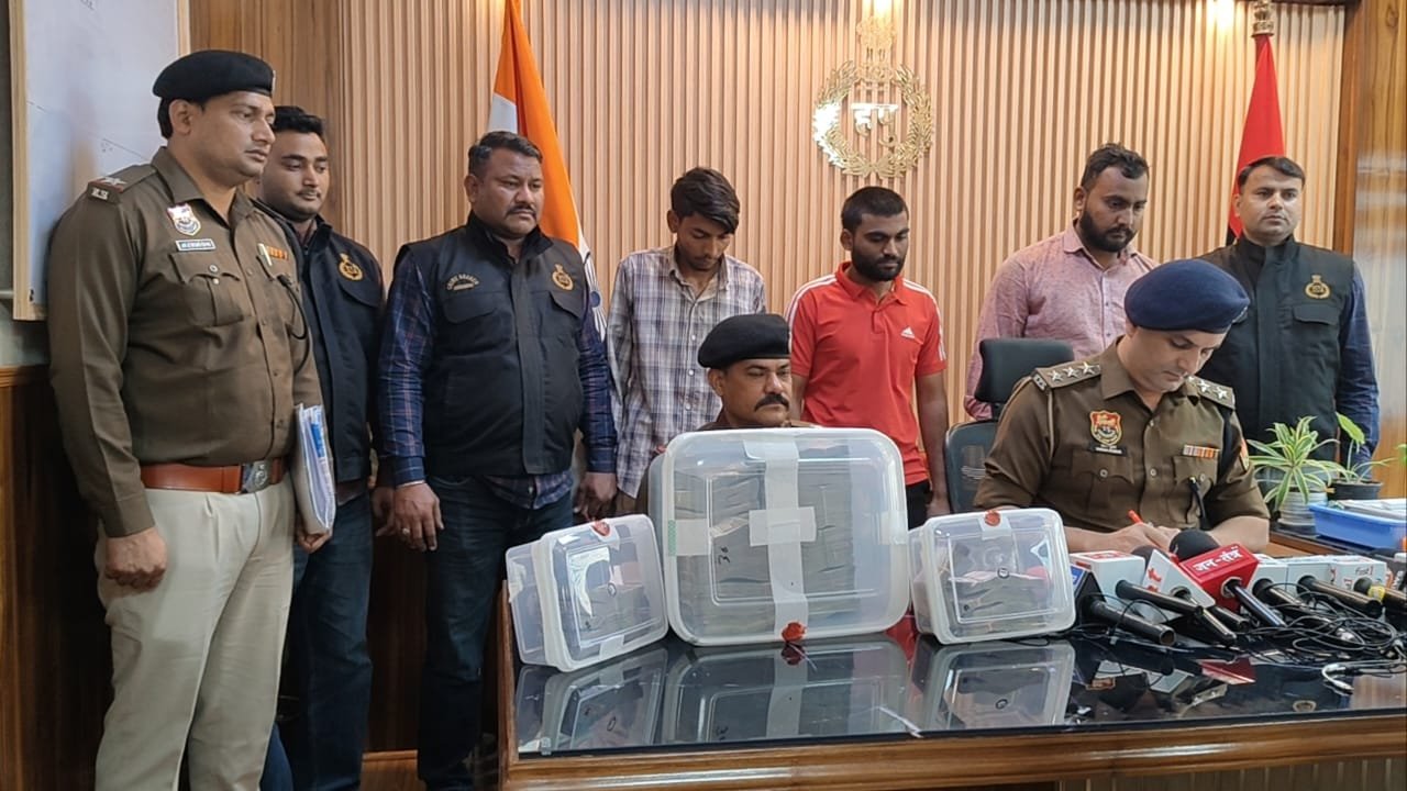 फरीदाबाद पुलिस की बड़ी कार्रवाई, 24 घंटे में 25 लाख की लूट की वारदात को सुलझाया