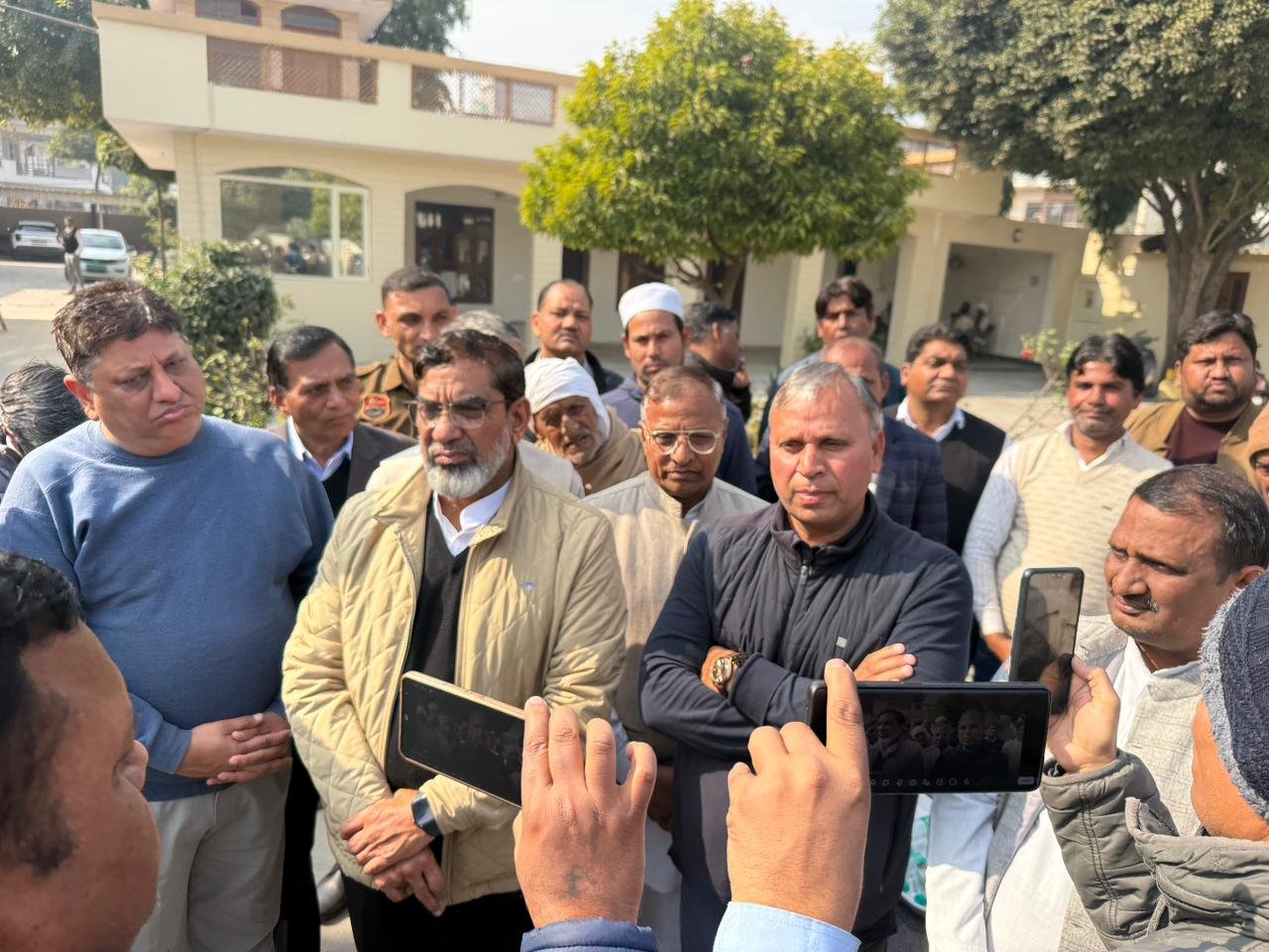 ED raid on Mahendra Pratap Faridabad residence