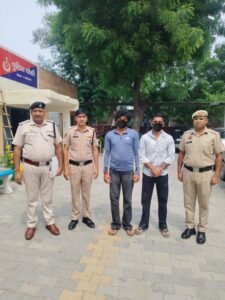 जानलेवा हमला व गाड़ी में तोड़फोड़ के मामले में दो और गिरफ्तार, पुलिस चौकी सेक्टर-7 की कार्रवाई