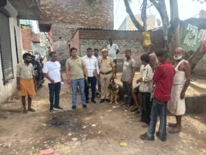 राहुल कॉलोनी, फरीदाबाद में एचएसएनसीबी की सतर्कता: नार्को डॉग हैरी के साथ चला निवारक तलाशी अभियान