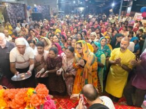 सेक्टर-29 पंचमुखी हनुमान मंदिर में धूमधाम से मनाया जन्माष्टमी पर्व, निकली भव्य शोभायात्रा