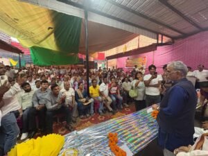 वार्ड नंबर-10 में करीब साढ़े 14 करोड़ रुपये की लागत के विकास कार्यों का केंद्रीय राज्य मंत्री कृष्ण पाल गुर्जर ने किया शिलान्यास
