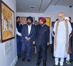केंद्रीय गृह मंत्री अमित शाह की गरिमामयी उपस्थिति में ‘मन की बात’ चित्र प्रदर्शनी में शामिल हुए एस.एस. बांगा